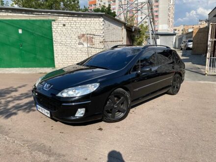 Черный Пежо 407, объемом двигателя 2 л и пробегом 305 тыс. км за 5000 $, фото 1 на Automoto.ua