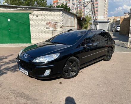 Чорний Пежо 407, об'ємом двигуна 2 л та пробігом 305 тис. км за 5000 $, фото 1 на Automoto.ua