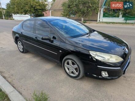 Чорний Пежо 407, об'ємом двигуна 2 л та пробігом 327 тис. км за 4500 $, фото 1 на Automoto.ua