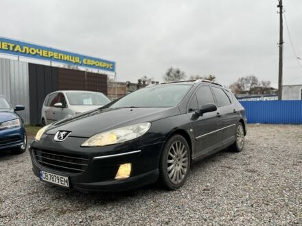 Черный Пежо 407, объемом двигателя 2.7 л и пробегом 310 тыс. км за 5000 $, фото 1 на Automoto.ua