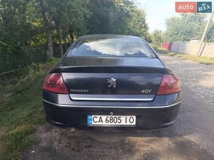 Чорний Пежо 407, об'ємом двигуна 2 л та пробігом 350 тис. км за 2750 $, фото 1 на Automoto.ua