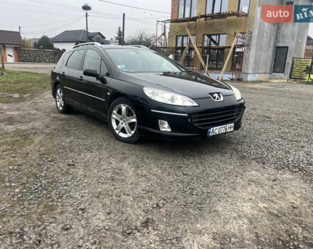Черный Пежо 407, объемом двигателя 2.18 л и пробегом 265 тыс. км за 5200 $, фото 1 на Automoto.ua