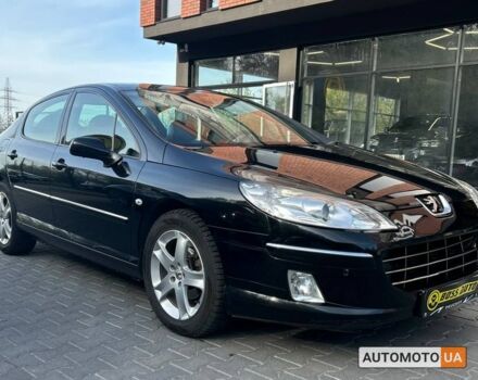 Черный Пежо 407, объемом двигателя 2 л и пробегом 295 тыс. км за 6200 $, фото 1 на Automoto.ua