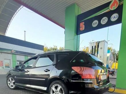 Чорний Пежо 407, об'ємом двигуна 2 л та пробігом 276 тис. км за 6000 $, фото 1 на Automoto.ua