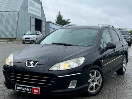 Чорний Пежо 407, об'ємом двигуна 2 л та пробігом 309 тис. км за 4840 $, фото 1 на Automoto.ua