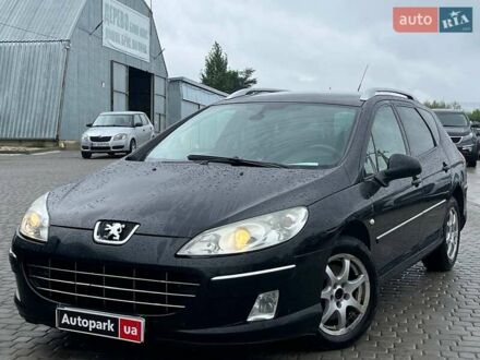 Черный Пежо 407, объемом двигателя 2 л и пробегом 309 тыс. км за 5590 $, фото 1 на Automoto.ua