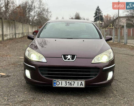 Фиолетовый Пежо 407, объемом двигателя 2 л и пробегом 142 тыс. км за 5000 $, фото 1 на Automoto.ua