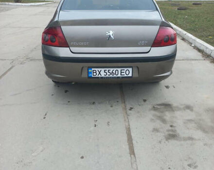 Коричневый Пежо 407, объемом двигателя 2 л и пробегом 256 тыс. км за 5500 $, фото 4 на Automoto.ua