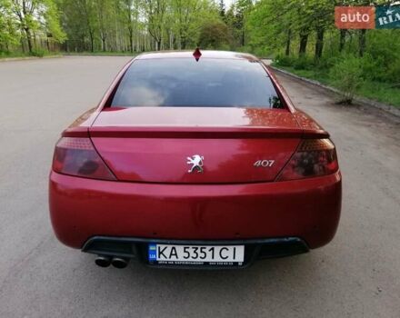 Красный Пежо 407, объемом двигателя 3 л и пробегом 235 тыс. км за 5700 $, фото 6 на Automoto.ua