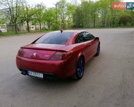 Красный Пежо 407, объемом двигателя 3 л и пробегом 235 тыс. км за 5700 $, фото 7 на Automoto.ua