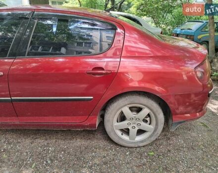 Красный Пежо 407, объемом двигателя 2 л и пробегом 193 тыс. км за 3100 $, фото 12 на Automoto.ua