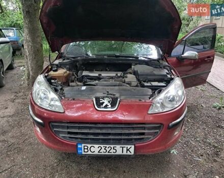 Красный Пежо 407, объемом двигателя 2 л и пробегом 193 тыс. км за 3100 $, фото 2 на Automoto.ua