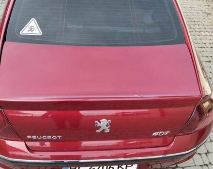 Червоний Пежо 407, об'ємом двигуна 2 л та пробігом 104 тис. км за 6000 $, фото 9 на Automoto.ua