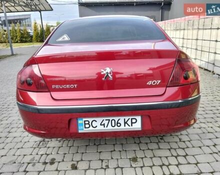 Червоний Пежо 407, об'ємом двигуна 2 л та пробігом 104 тис. км за 6000 $, фото 8 на Automoto.ua