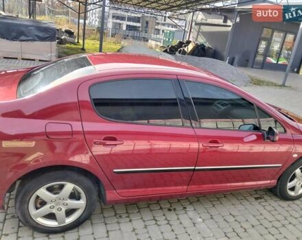 Червоний Пежо 407, об'ємом двигуна 2 л та пробігом 104 тис. км за 6000 $, фото 4 на Automoto.ua