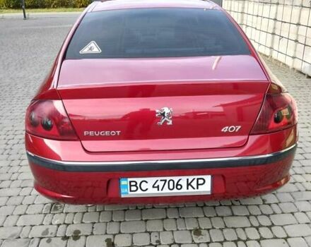 Червоний Пежо 407, об'ємом двигуна 2 л та пробігом 104 тис. км за 6000 $, фото 7 на Automoto.ua
