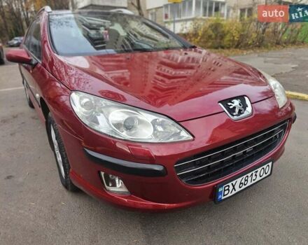 Красный Пежо 407, объемом двигателя 1.75 л и пробегом 305 тыс. км за 3450 $, фото 12 на Automoto.ua
