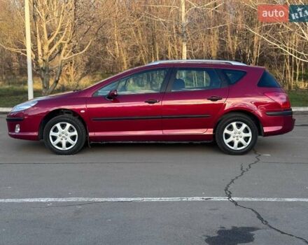 Красный Пежо 407, объемом двигателя 1.8 л и пробегом 306 тыс. км за 3999 $, фото 3 на Automoto.ua