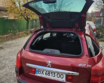 Красный Пежо 407, объемом двигателя 1.75 л и пробегом 303 тыс. км за 4500 $, фото 10 на Automoto.ua