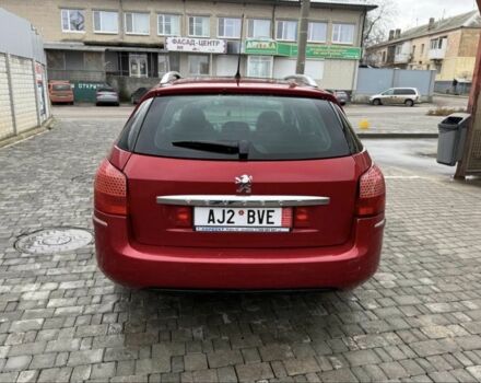 Червоний Пежо 407, об'ємом двигуна 2 л та пробігом 250 тис. км за 2899 $, фото 5 на Automoto.ua