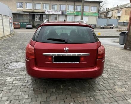 Червоний Пежо 407, об'ємом двигуна 2 л та пробігом 250 тис. км за 2899 $, фото 4 на Automoto.ua