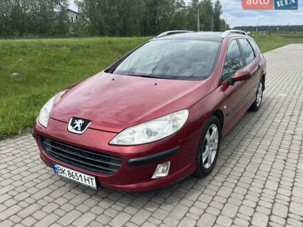 Пежо 407 2004 у Костополе на Automoto.ua Червоний Пежо 407, об'ємом двигуна 2 л та пробігом 353 тис. км за 4800 $, фото 1 на Automoto.ua