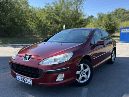 Червоний Пежо 407, об'ємом двигуна 2 л та пробігом 220 тис. км за 4500 $, фото 1 на Automoto.ua
