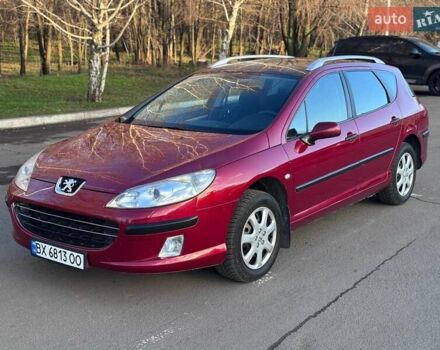 Червоний Пежо 407, об'ємом двигуна 1.8 л та пробігом 306 тис. км за 3999 $, фото 1 на Automoto.ua