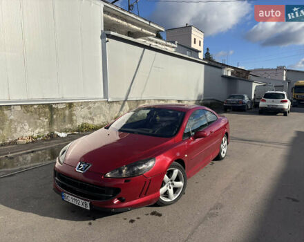 Червоний Пежо 407, об'ємом двигуна 2.7 л та пробігом 229 тис. км за 6500 $, фото 1 на Automoto.ua