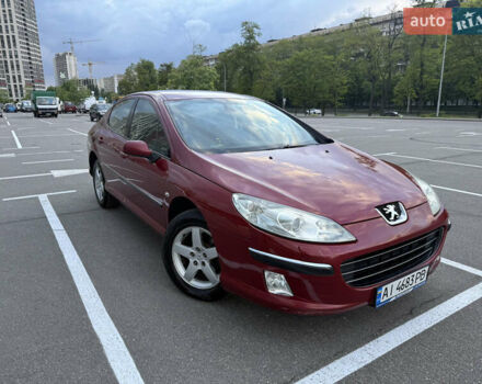 Красный Пежо 407, объемом двигателя 2 л и пробегом 128 тыс. км за 5800 $, фото 1 на Automoto.ua