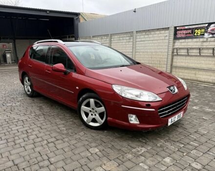 Червоний Пежо 407, об'ємом двигуна 2 л та пробігом 250 тис. км за 2899 $, фото 1 на Automoto.ua