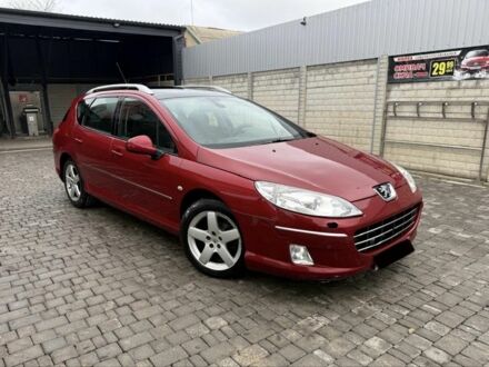 Червоний Пежо 407, об'ємом двигуна 2 л та пробігом 250 тис. км за 2899 $, фото 1 на Automoto.ua