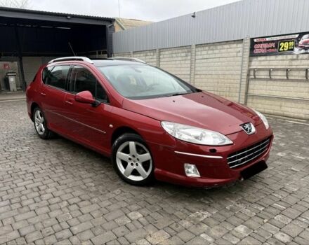 Червоний Пежо 407, об'ємом двигуна 2 л та пробігом 250 тис. км за 2899 $, фото 1 на Automoto.ua