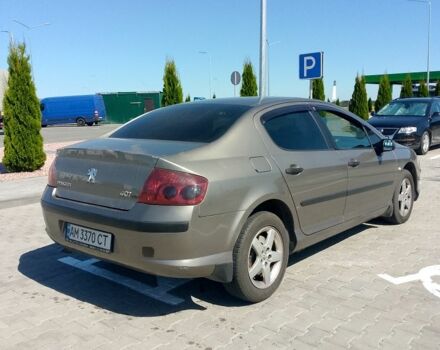 Серый Пежо 407, объемом двигателя 1.6 л и пробегом 302 тыс. км за 3300 $, фото 3 на Automoto.ua