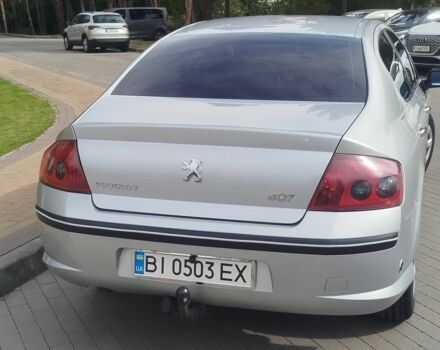 Серый Пежо 407, объемом двигателя 1.7 л и пробегом 266 тыс. км за 5000 $, фото 3 на Automoto.ua