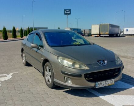 Серый Пежо 407, объемом двигателя 1.6 л и пробегом 302 тыс. км за 3300 $, фото 1 на Automoto.ua