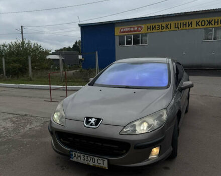 Серый Пежо 407, объемом двигателя 1.56 л и пробегом 275 тыс. км за 3400 $, фото 1 на Automoto.ua