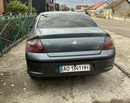 Пежо 407 2005 в Тячеве на Automoto.ua Серый Пежо 407, объемом двигателя 1.75 л и пробегом 308 тыс. км за 3000 $, фото 2 на Automoto.ua