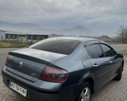 Сірий Пежо 407, об'ємом двигуна 1.7 л та пробігом 220 тис. км за 3200 $, фото 4 на Automoto.ua