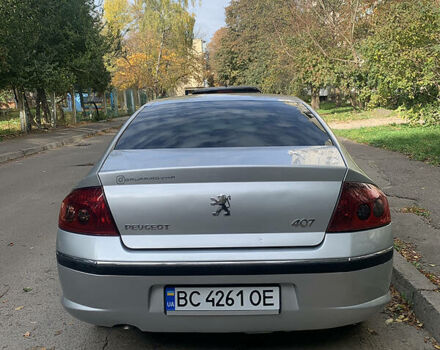 Серый Пежо 407, объемом двигателя 2 л и пробегом 290 тыс. км за 4300 $, фото 12 на Automoto.ua