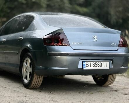 Серый Пежо 407, объемом двигателя 2 л и пробегом 230 тыс. км за 4700 $, фото 3 на Automoto.ua