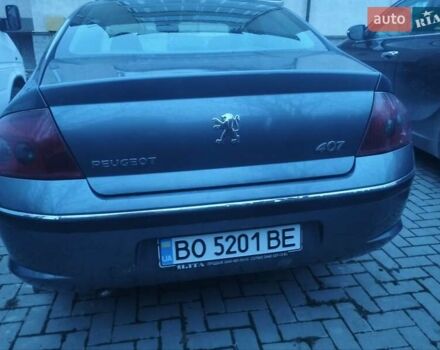Сірий Пежо 407, об'ємом двигуна 2 л та пробігом 208 тис. км за 2800 $, фото 1 на Automoto.ua