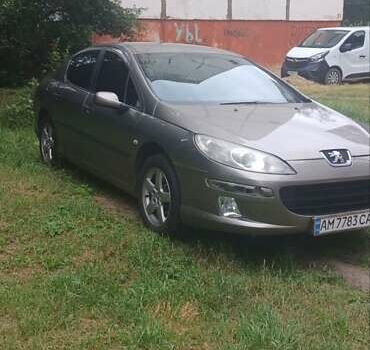 Серый Пежо 407, объемом двигателя 1.8 л и пробегом 220 тыс. км за 3500 $, фото 1 на Automoto.ua