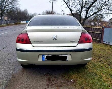 Серый Пежо 407, объемом двигателя 2 л и пробегом 240 тыс. км за 3800 $, фото 1 на Automoto.ua