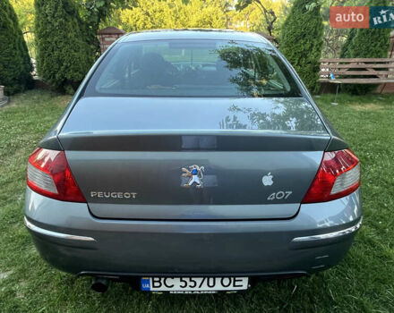 Серый Пежо 407, объемом двигателя 1.6 л и пробегом 240 тыс. км за 5700 $, фото 12 на Automoto.ua