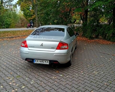 Серый Пежо 407, объемом двигателя 2 л и пробегом 221 тыс. км за 6300 $, фото 1 на Automoto.ua