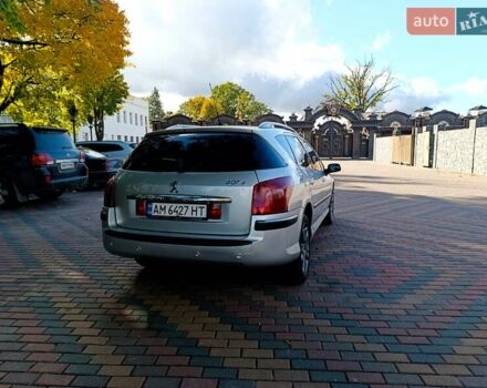 Серый Пежо 407, объемом двигателя 2 л и пробегом 467 тыс. км за 4399 $, фото 8 на Automoto.ua