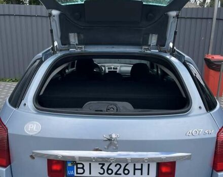 Сірий Пежо 407, об'ємом двигуна 2 л та пробігом 323 тис. км за 4400 $, фото 7 на Automoto.ua