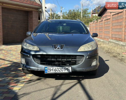 Серый Пежо 407, объемом двигателя 2 л и пробегом 380 тыс. км за 3300 $, фото 1 на Automoto.ua