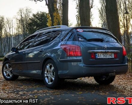 Сірий Пежо 407, об'ємом двигуна 2.2 л та пробігом 368 тис. км за 6500 $, фото 1 на Automoto.ua